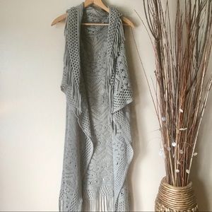 Open Front Duster Vest